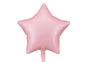 BALON FOLIOWY GWIAZDKA 48 CM RÓŻOWY