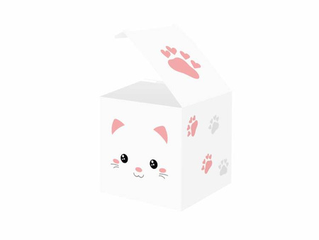 PUDEŁKA DLA GOŚCI SŁODKI KOTEK 6 SZT