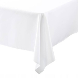 OBRUS BIAŁY 140X170 CM