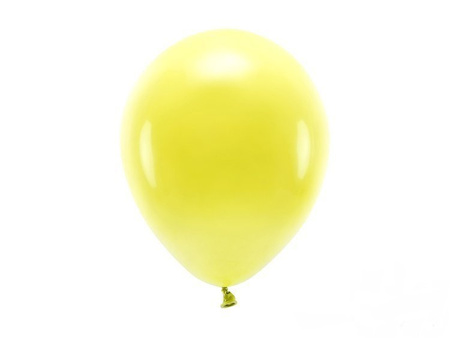 BALONY ECO 26 cm PASTEL ŻÓŁTY 10 szt