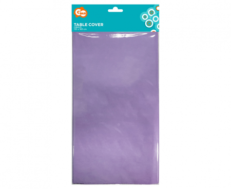 OBRUS PAPIEROWY LAWENDOWY 132x183 cm