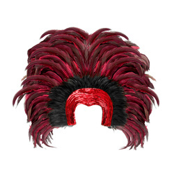 PIÓROPUSZ RIO CZERWONO-CZARNY