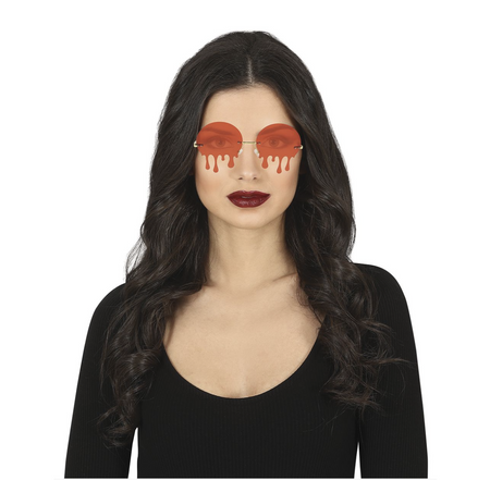 OKULARY ZAKRWAWIONE HALLOWEEN