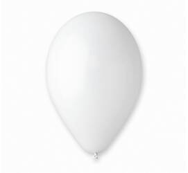 BALONY LATEKSOWE BIAŁE 21 CM 100 SZT