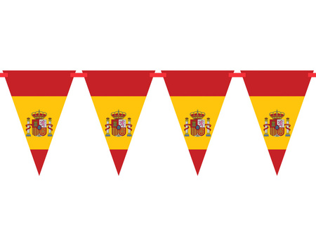 BANER PAPIEROWY FLAGA HISZPANII 5M
