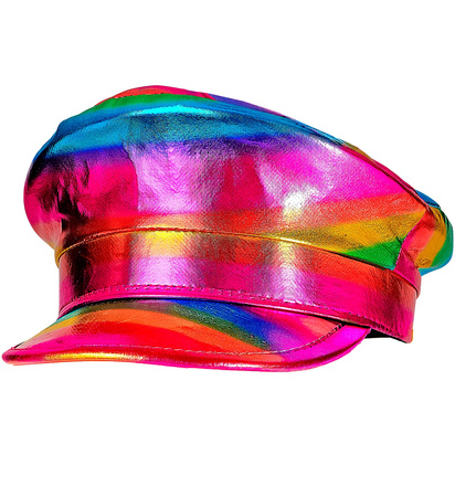 KAPELUSZ Z DASZKIEM TĘCZOWY