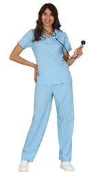 STRÓJ PIELĘGNIARKI NIEBIESKI