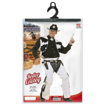 "RODEO COWBOY" (vest, chaps, star string tie)