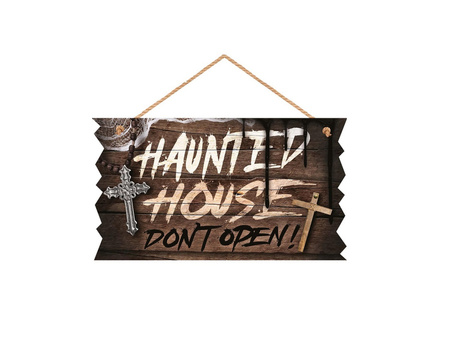 DREWNIANA TABLICZKA HALLOWEEN