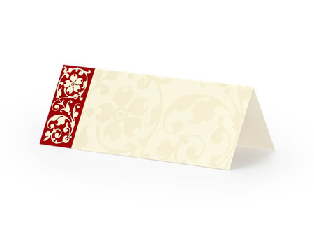 Wizytówki na stół, 10 x 4cm (1 op. / 25 szt.)