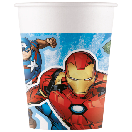  KUBECZKI PAPIEROWE AVENGERS 200 ML 8 SZT MARVEL