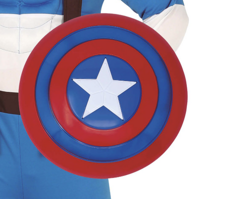 TARCZA Z GWIAZDĄ KAPITAN AMERYKA 45 CM