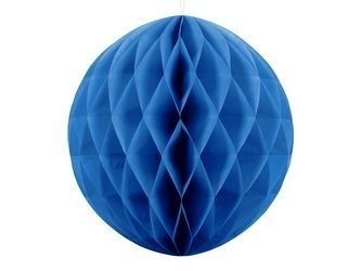 KULA BIBUŁOWA 20CM NIEBIESKA