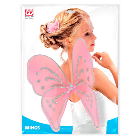 SKRZYDŁA WRÓŻKI RÓŻOWE