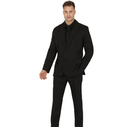 STRÓJ GARNITUR MĘSKI CZARNY