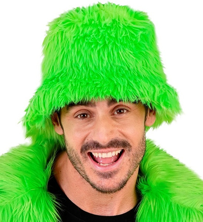 CZAPKA PLUSZOWA ZIELONA