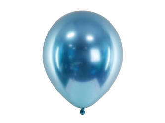 BALONY GLOSSY NIEBIESKIE 30CM 10SZT