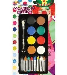 ZESTAW DO MAKIJAZU FARBY+KREDKI