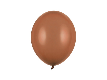 BALONY STRONG PASTELOWE BRĄZOWE MOCCA 27 CM 100 SZT.