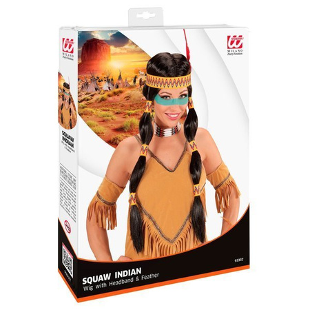 PERUKA INDIANKA WARKOCZE PIÓRKO