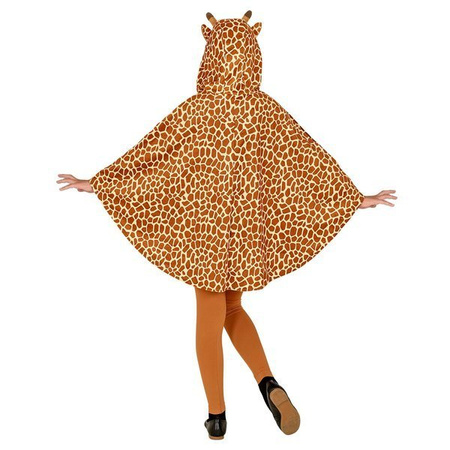 GIRAFFA (poncho con cappuccio)