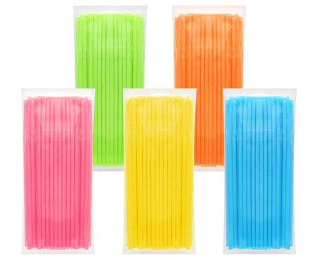 SŁOMKI ŁAMANE WIELOKROTNEGO UŻYTKU 5 X 210 MM 100 SZT