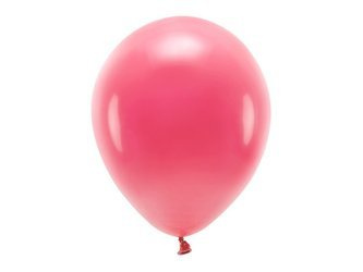 BALONY ECO 30CM PASTELOWE JASNOCZERWONE 10 SZT
