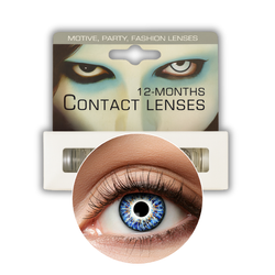 SOCZEWKI ROCZNE NATURALNE NIEBIESKIE A82