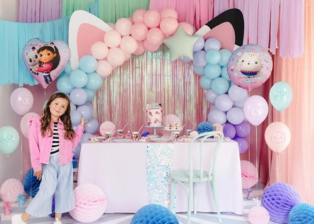 BALONY LATEKSOWE KOCI DOMEK GABI 27 CM 6 SZT 