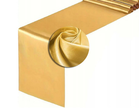 SATYNA GŁADKA ZŁOTA 0,36 x 9 m