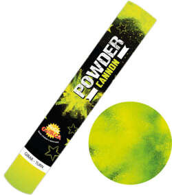 TUBA KONFETTI Z ŻÓŁTYM PROSZKIEM HOLI