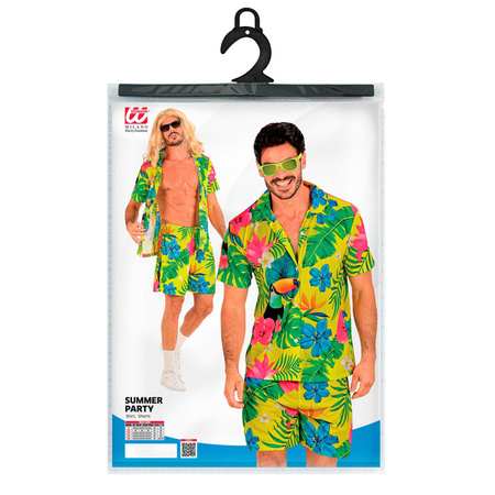 STRÓJ MĘSKI HAWAJSKI ŻÓŁTY TUKAN