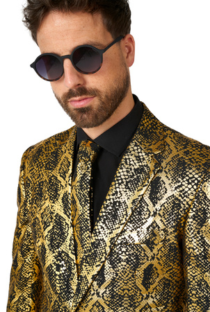 GARNITUR MĘSKI CZARNY WĄŻ OPPOSUITS 