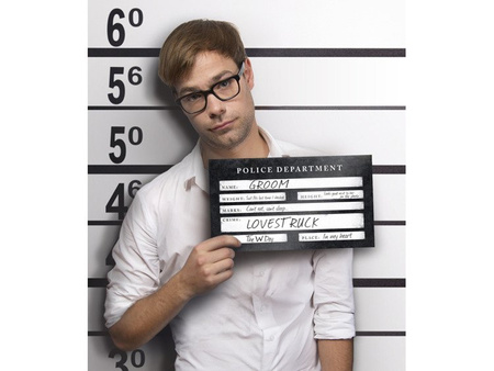 Tabliczka do zdjęć Aresztowany (1 karton / 40 szt.)