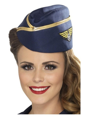 CZAPKA PILOTKI STEWARDESSY LOT