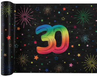 BIEŻNIK WŁÓKNINOWY FIESTA 30 URODZINY 30 X 300 CM