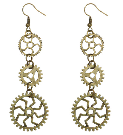 KOLCZYKI STEAMPUNK KOŁA