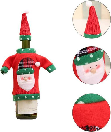 POKOROWIEC NA BUTELKĘ ŚWIĄTECZNY ELF 