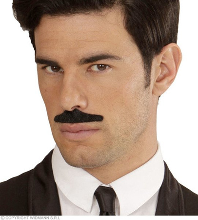 ZESTAW WĄSY CZARNE 12 SZT.