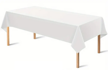 OBRUS BIAŁY 140 X 170 CM