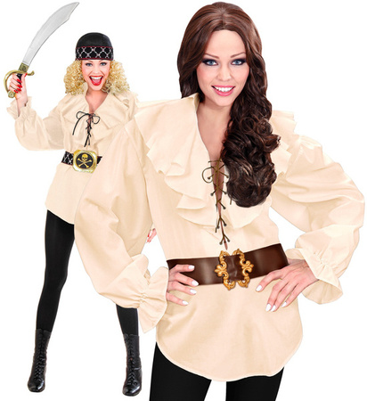 KOSZULA PIRATKI BEŻOWA