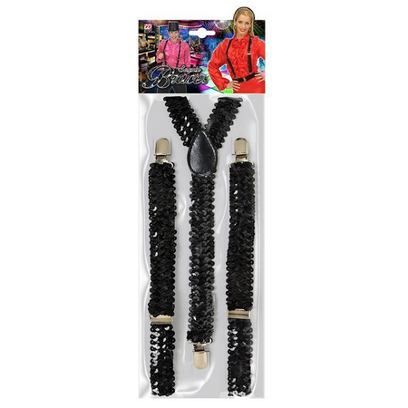 SZELKI CEKINOWE CZARNE