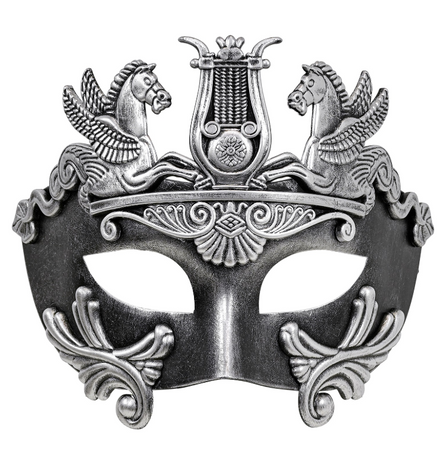 MASKA STAROŻYTNA RZYMSKA GRECKA SREBRNA