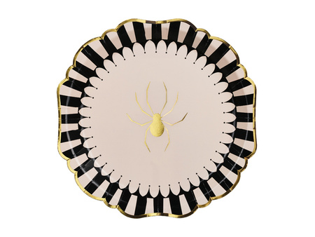 ZESTAW PAJĄK TALERZYKI+KUBECZKI HALLOWEEN