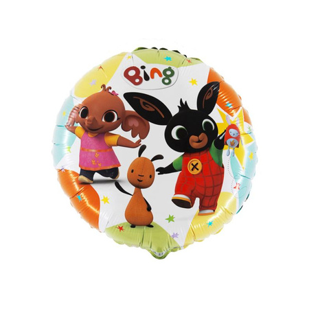 BALON FOLIOWY OKRĄGŁY BING 45 CM 