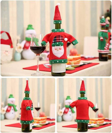 POKOROWIEC NA BUTELKĘ ŚWIĄTECZNY ELF 