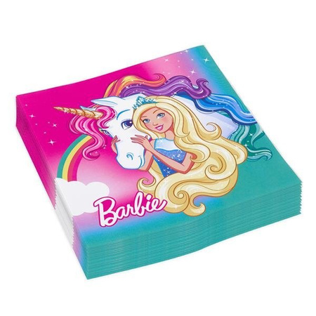 SERWETKI 33X33CM BARBIE 20szt.