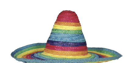 MEKSYKAŃSKI KAPELUSZ SŁOMKOWY 50 CM 