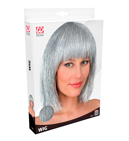 PERUKA BOB SREBRNA