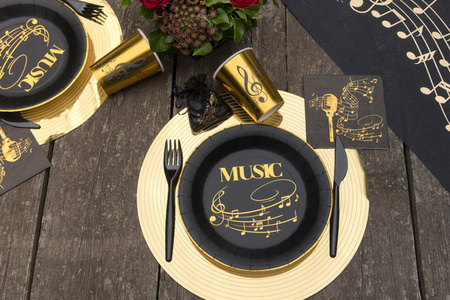 SERWETKI PAPIEROWE MUZYKA 25 CM 20 SZT